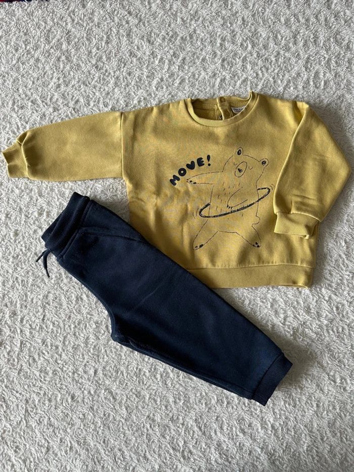 Ensemble sweat et jogging bébé garçon T18 mois - TAO - photo numéro 2