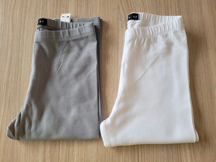 Lot 2 leggins court 6 ans