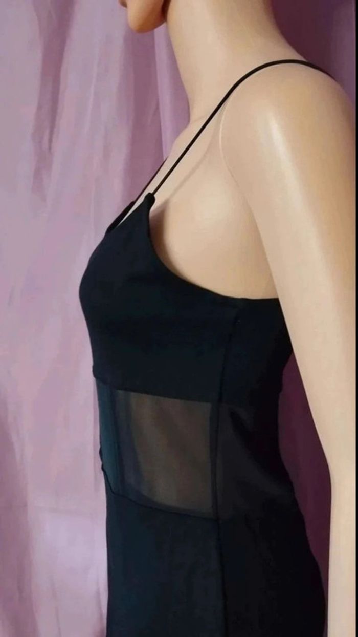 Robe noire h&m avec transparence taille s - photo numéro 9