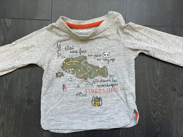 Tee shirt manches longues Vertbaudet 9M