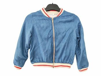 5 ans fille veste bombers zippé mi-saison storytelling little cigogne