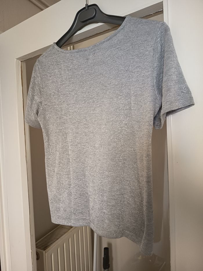 Haut gris pailleté only