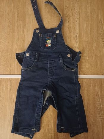 Salopette en jean bébé garçon 9 mois