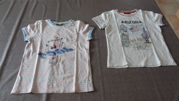 2 t-shirts garçon Sergent Major 7 ans