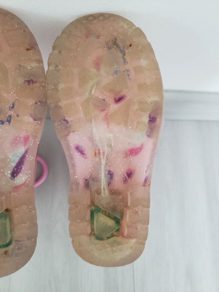 Bottes de pluie licorne lumineuse taille 26 - photo numéro 14