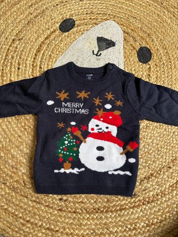 Pull Noël garçon taille 18 mois