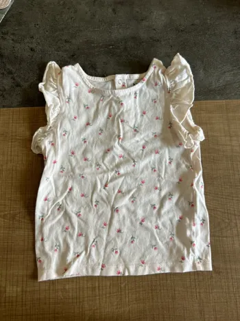 T-shirt  manches courtes bébé fille, 18 mois