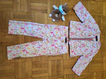 Ensemble fille Catimini floral taille 12 mois en coton