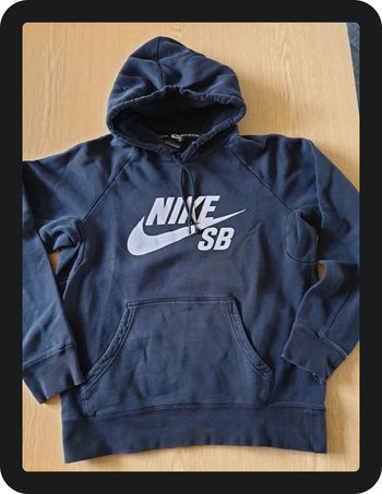 Sweat à capuche enfant Nike S bleu marine