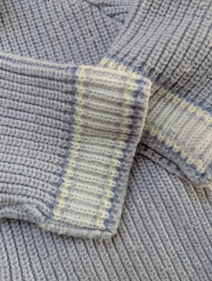 Gilet violet Clayeux vintage T4 - photo numéro 2