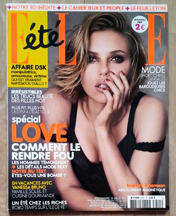 Magazine Elle été spécial Scarlett Johansson n°3421 juillet 2011