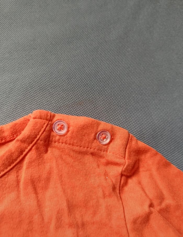 T-shirt ML orange - photo numéro 4