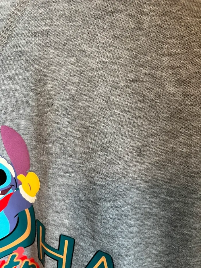 Pull Disney Stitch gris Taille L - photo numéro 3
