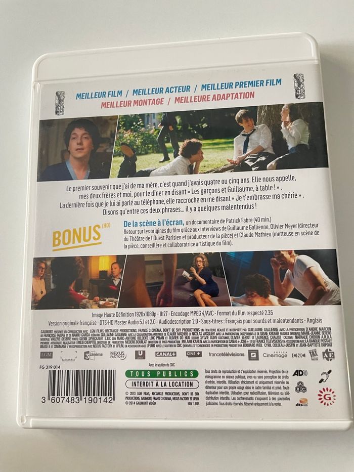 DVD Blu-ray Les garçons et Guillaume à table - photo numéro 2