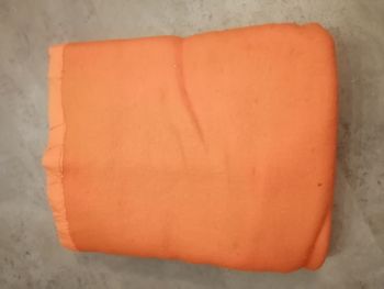 couverture pour lit 1 personne orange