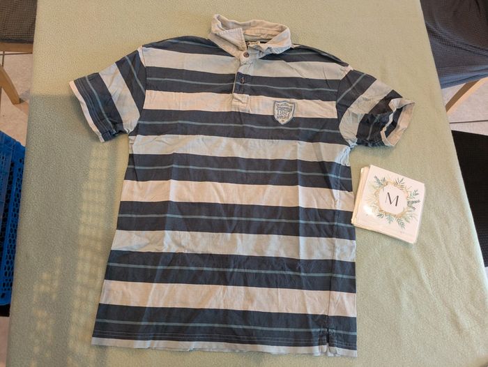 Polo rayé M