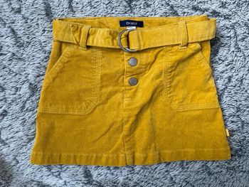 Jupe en velours jaune - taille 3 ans (taille grand)