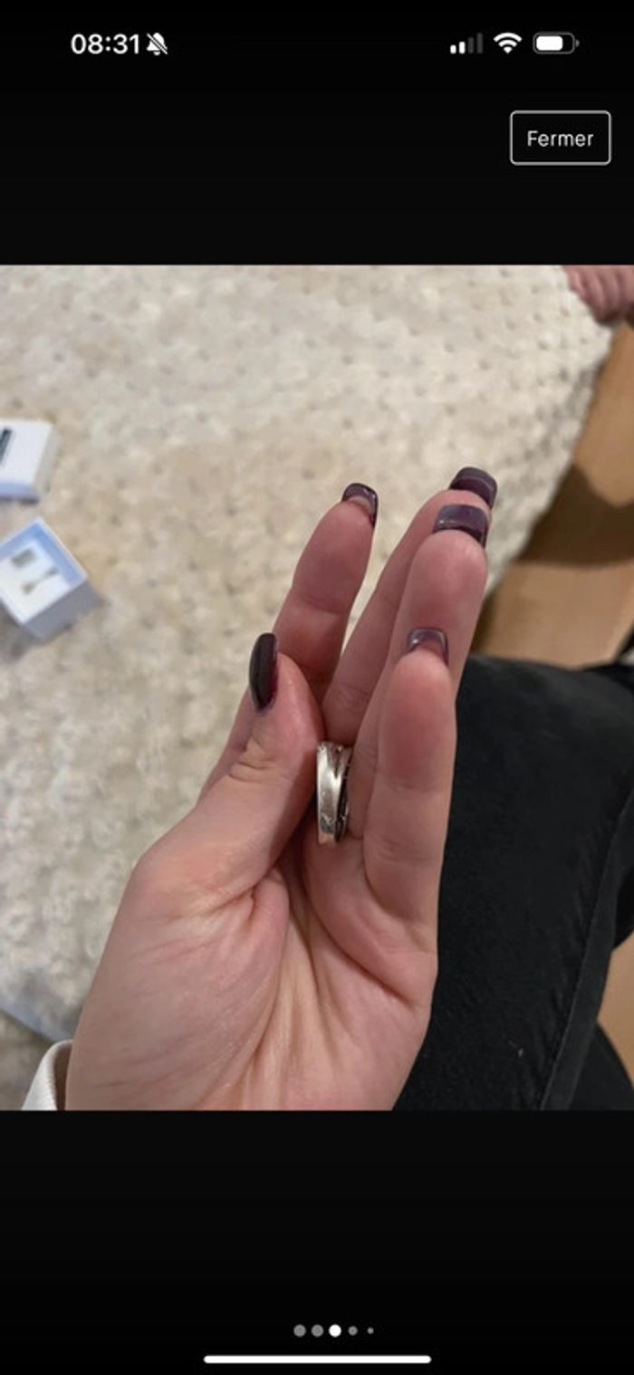 Bague femme argent - photo numéro 3