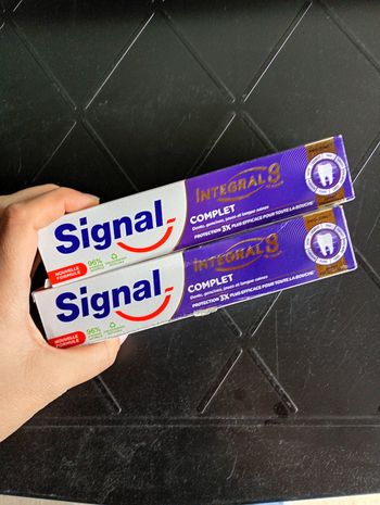 Lot de 2 dentifrice signal