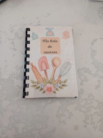 Carnet Liste de Courses Milimalou neuf