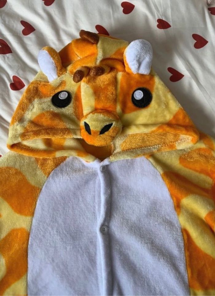 Grenouillère imprimée girafe