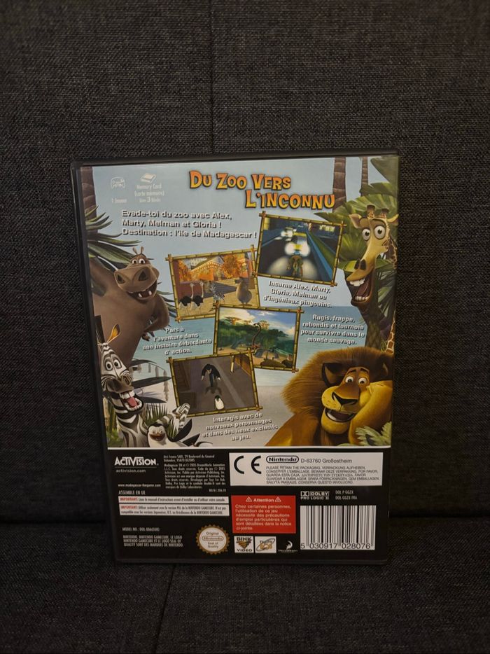 Madagascar Nintendo Gamecube avec notice - photo numéro 2
