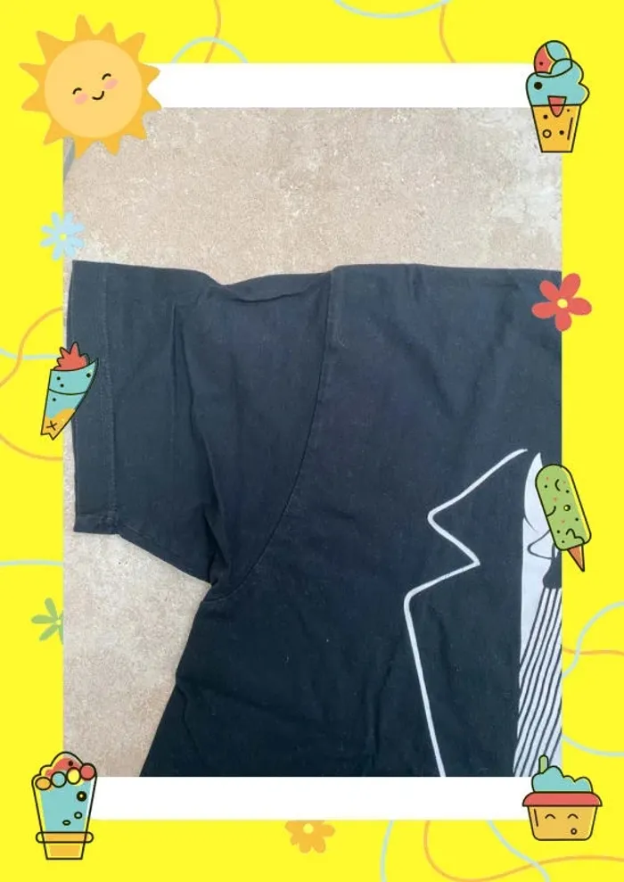 T shirt imprimé cravate - photo numéro 4