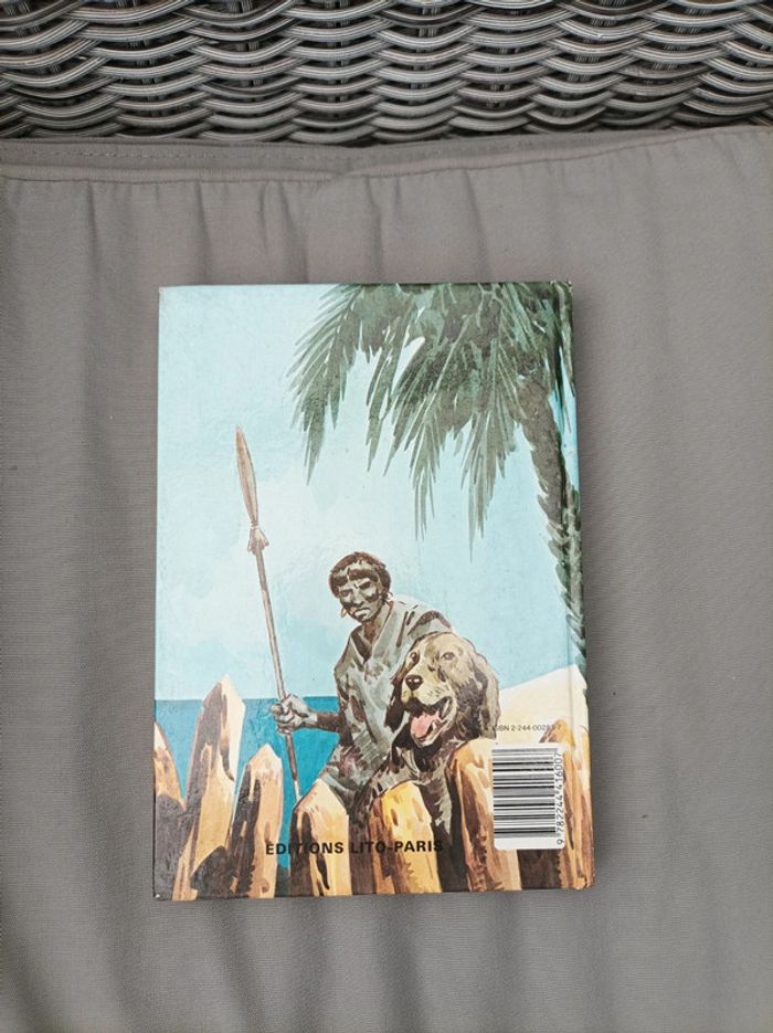 Livre "Robinson Crusoé" vintage comme neuf - photo numéro 3