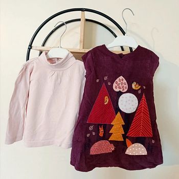 18 mois ensemble teeshirt et short ( enseigne diverses)