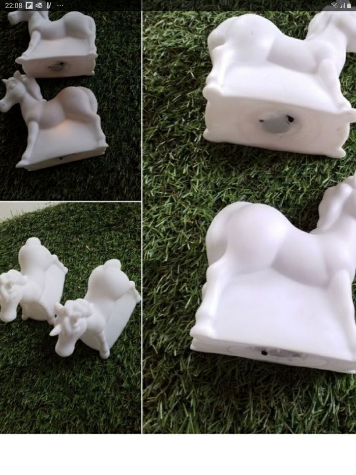 Lot de 2 décorations lumineuses très bon état