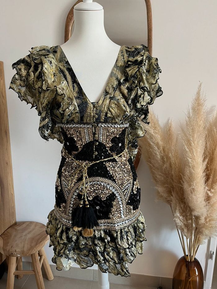 Robe noire et dorée Diamond for Eden - photo numéro 4