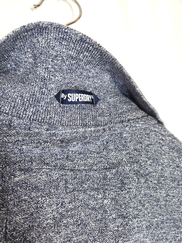 Polo Superdry The Grindle - Maille Piquée Coton - Taille M Gris - photo numéro 8