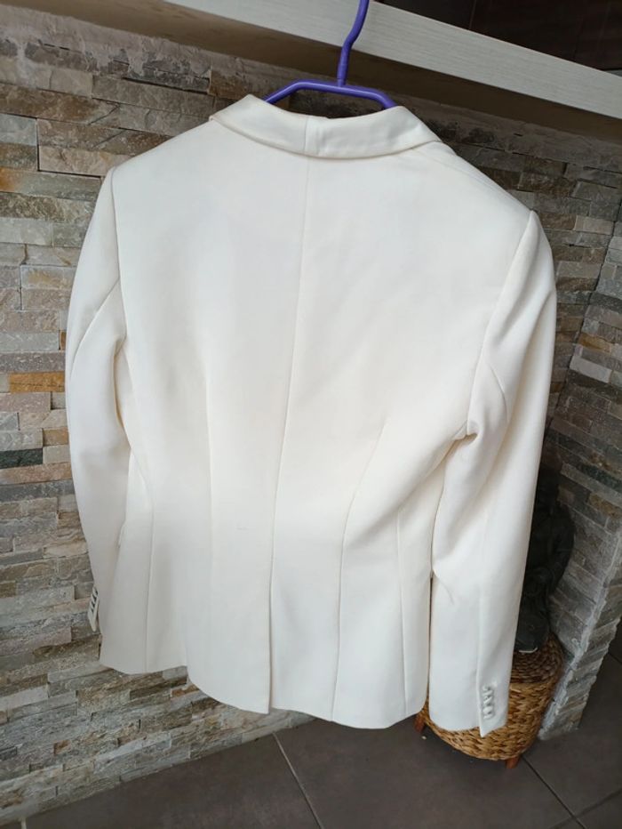 Blazer H&M magnifique crème S - photo numéro 6