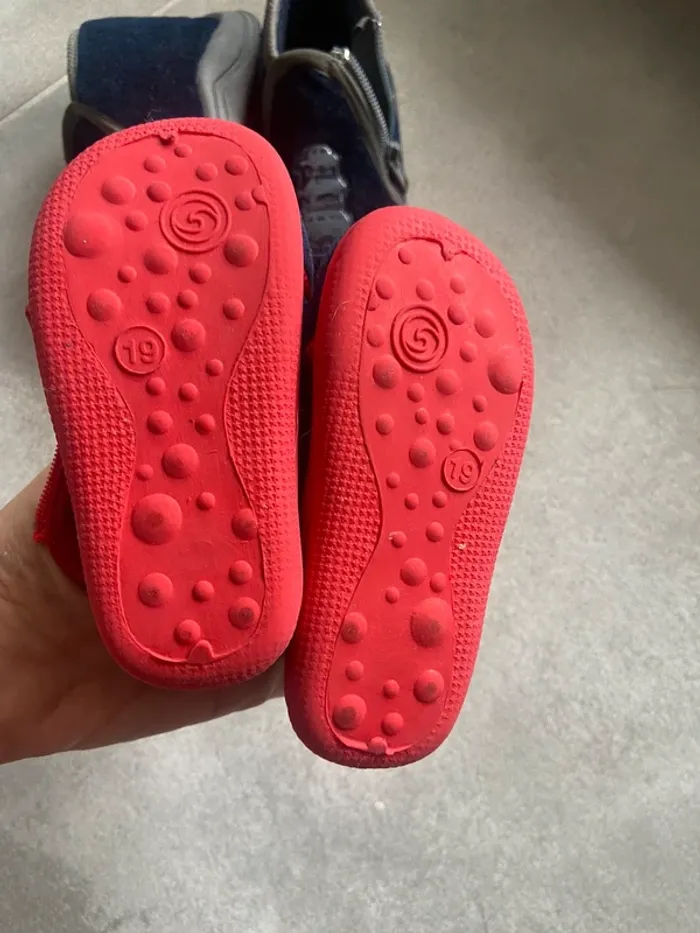 Lot 2 chaussons bébé Tissaia - photo numéro 3