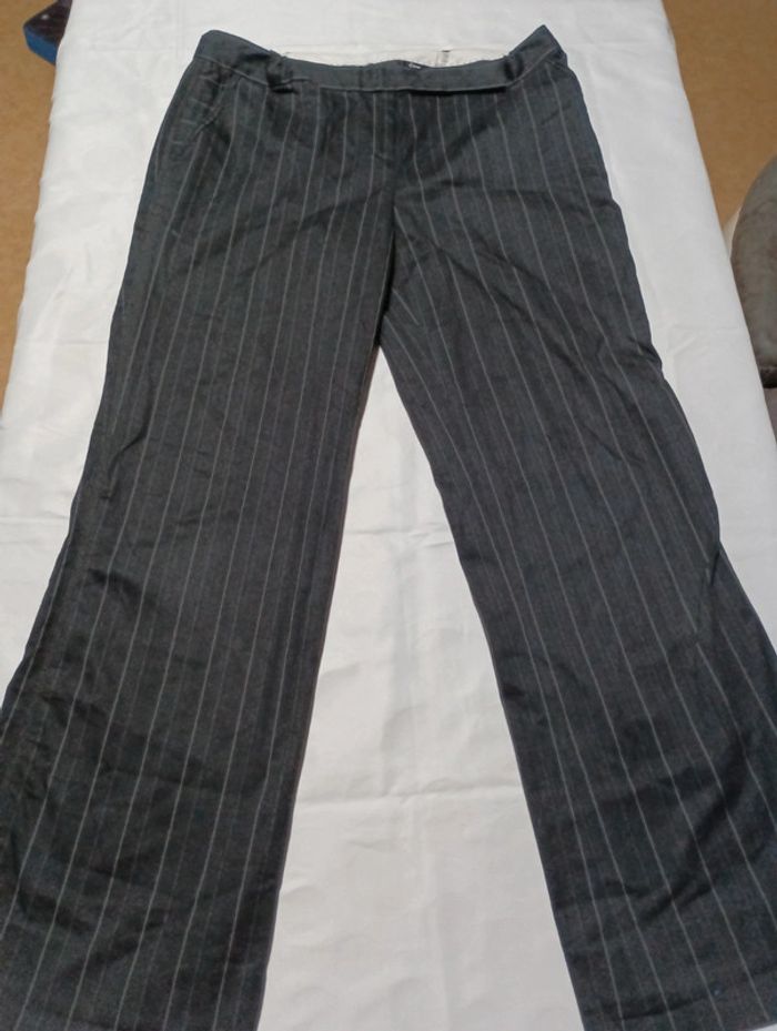Pantalon femme jambes larges Etam taille 44