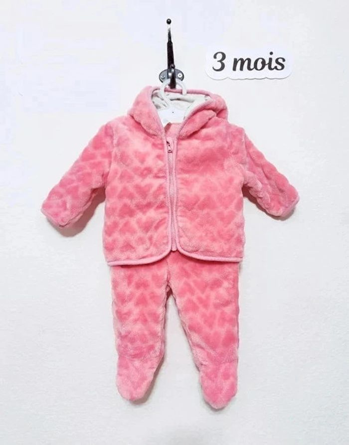 Ensemble pyjamas bébé fille 2 pièces taille 3 mois