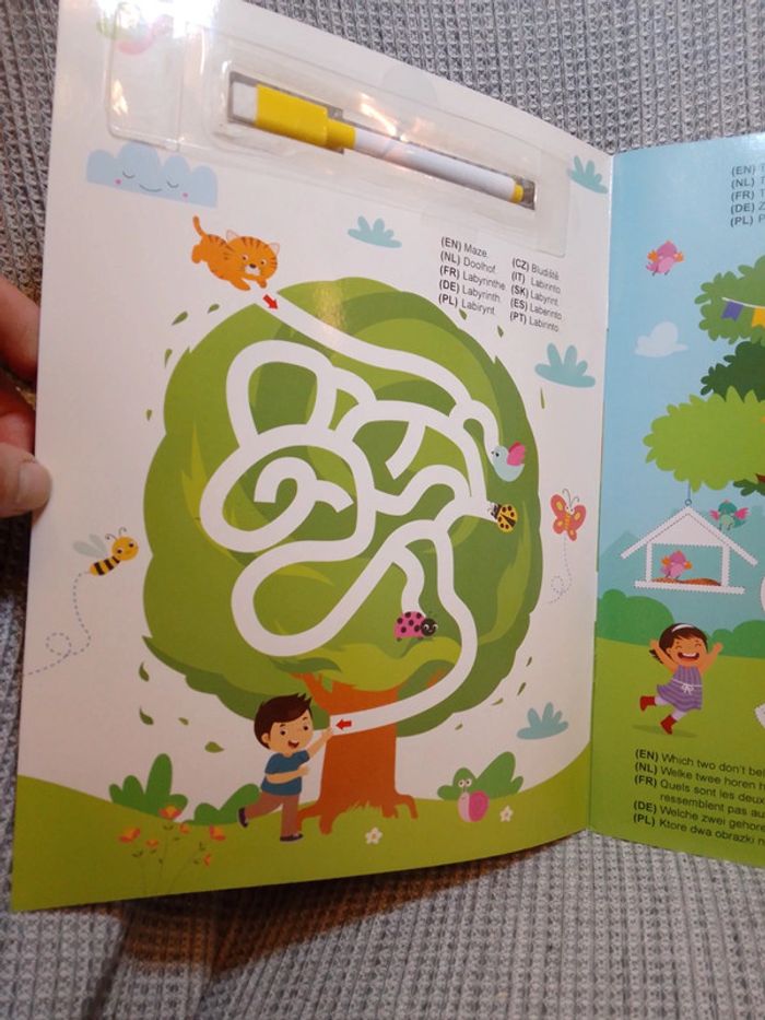 Livre ardoise activités "écrit et efface"/ 3 ans+ - photo numéro 4