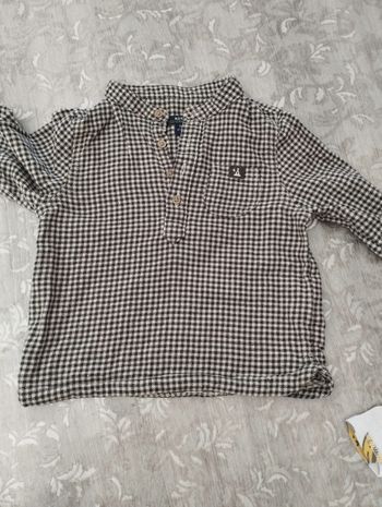Chemise ml 9 mois garçon