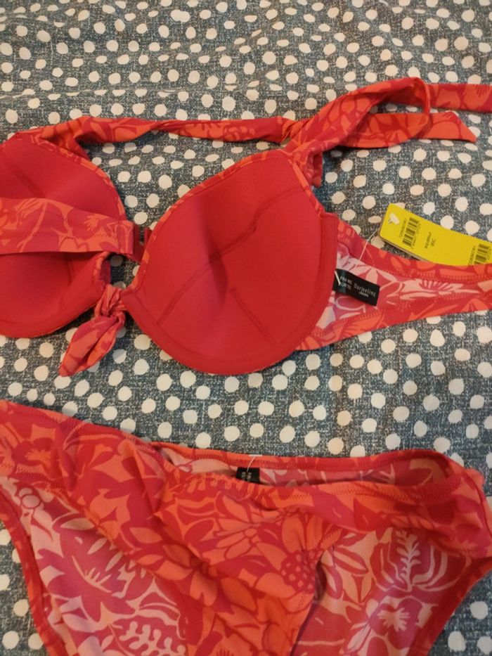 bikini maillot de bain rose  2 pieces Darjeeling 38 et 90C - photo numéro 4