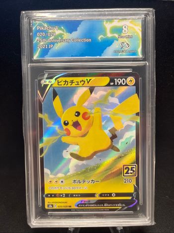 Carte Pokémon Pikachu V 020/028 CA 8