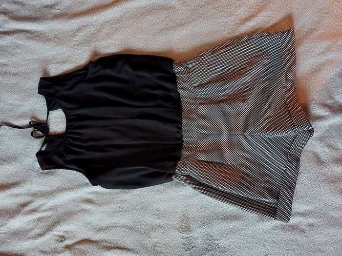 Combishort sans manches Mim noir & blanc taille 40