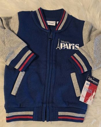 NEUF non portée 🏷😍🥰💙 sublime veste teddy 6mois garçon disneyland Paris 😍💙