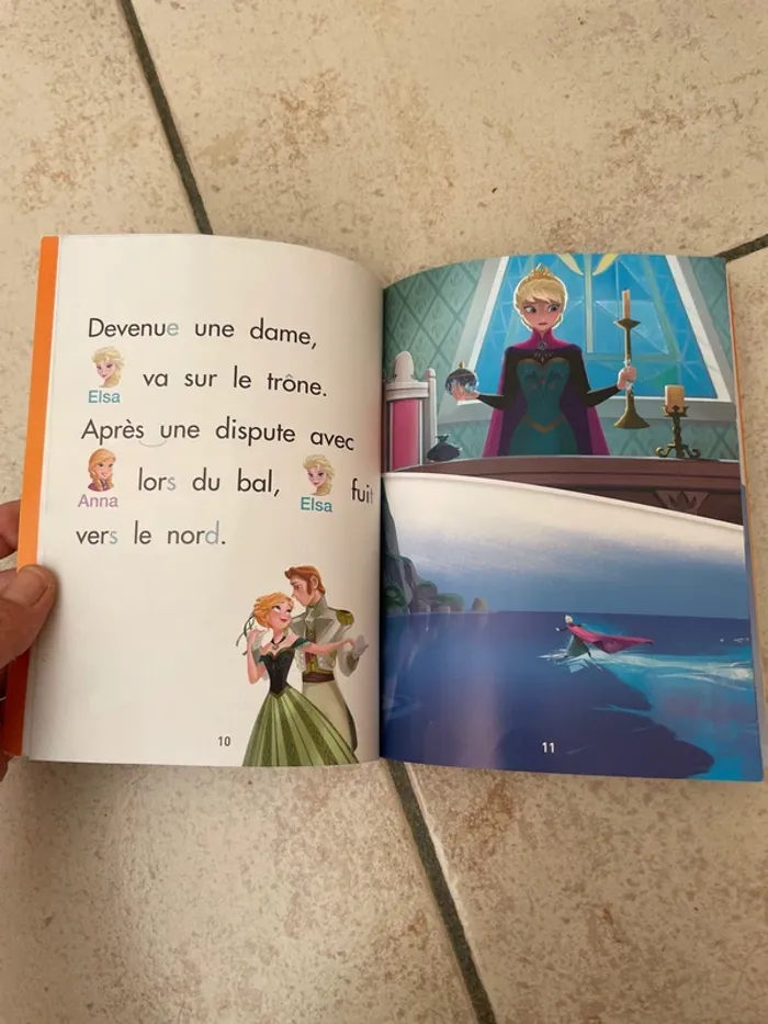 Livre Reine des Neiges J'apprends à lire (CP) - photo numéro 4