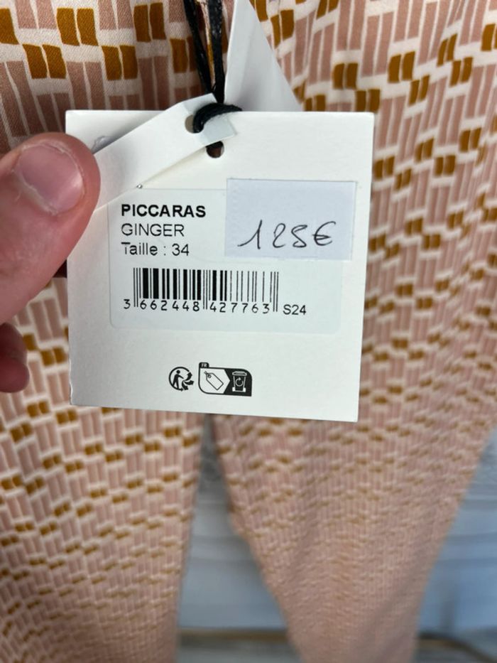 Pantalon ajusté à motif MKT Studio 34 / XS neuf - photo numéro 3