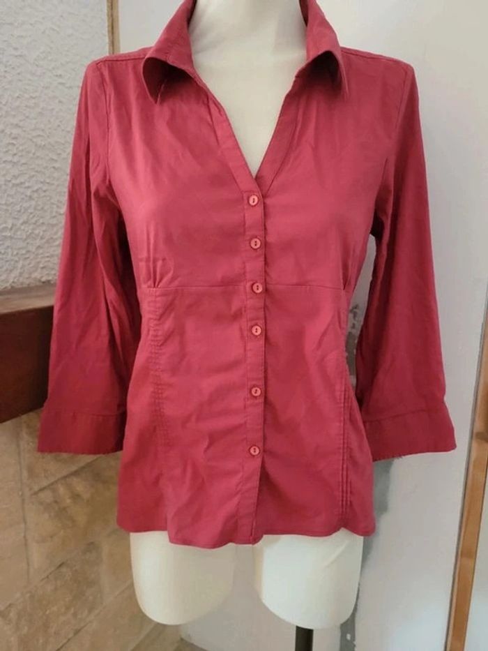 Chemise manches longues rouge Riu 42