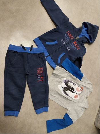 ensemble jogging + haut garcon 2 ans grain de blé