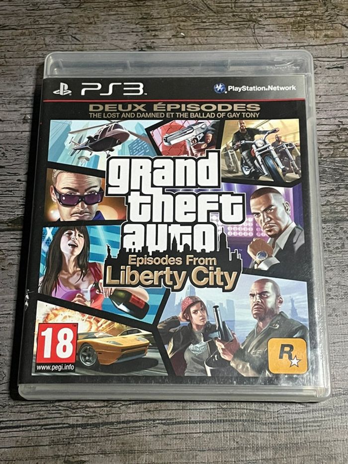 GTA Epsiode from Liberty City Jeu PS3 sans carte Sony