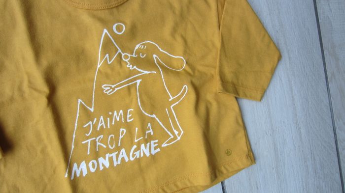 Tee shirt neuf manches longues "Petit Bateau" - photo numéro 2