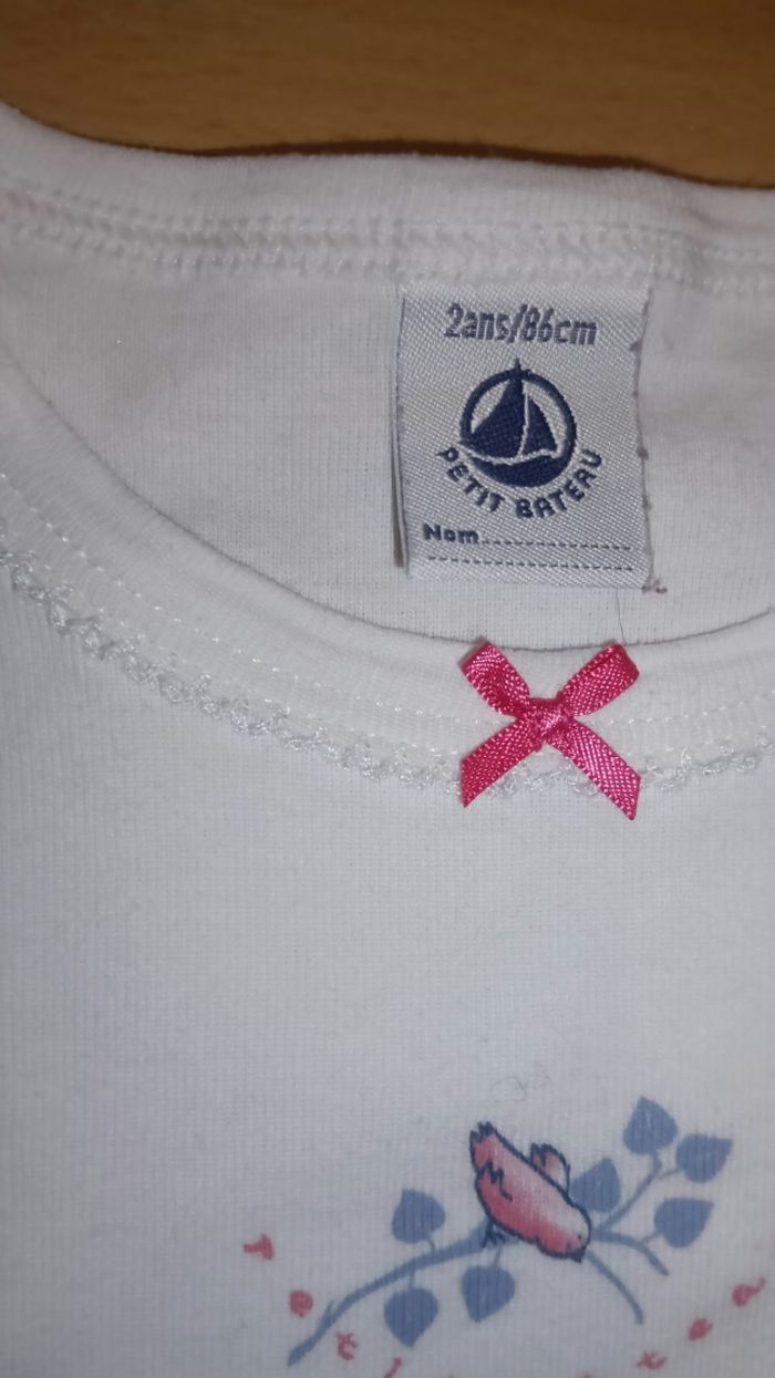 Tee shirt petit bateau 2ans - photo numéro 2