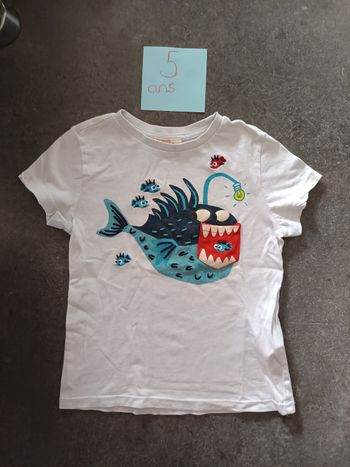 T-shirt poisson 5 ans